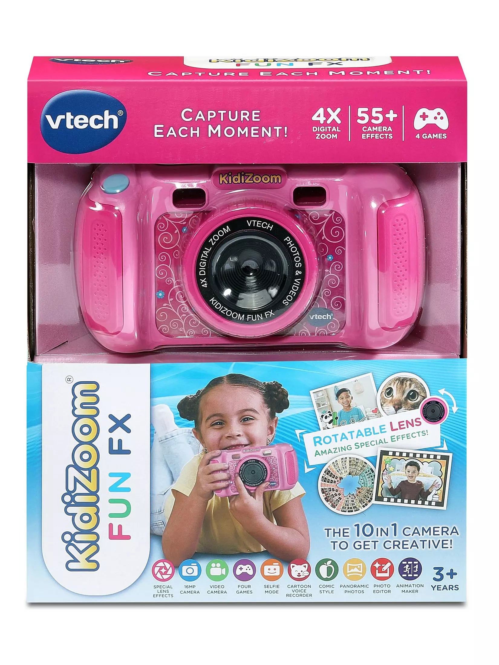 VTech Kidizoom Fun Flix Camera - Pink