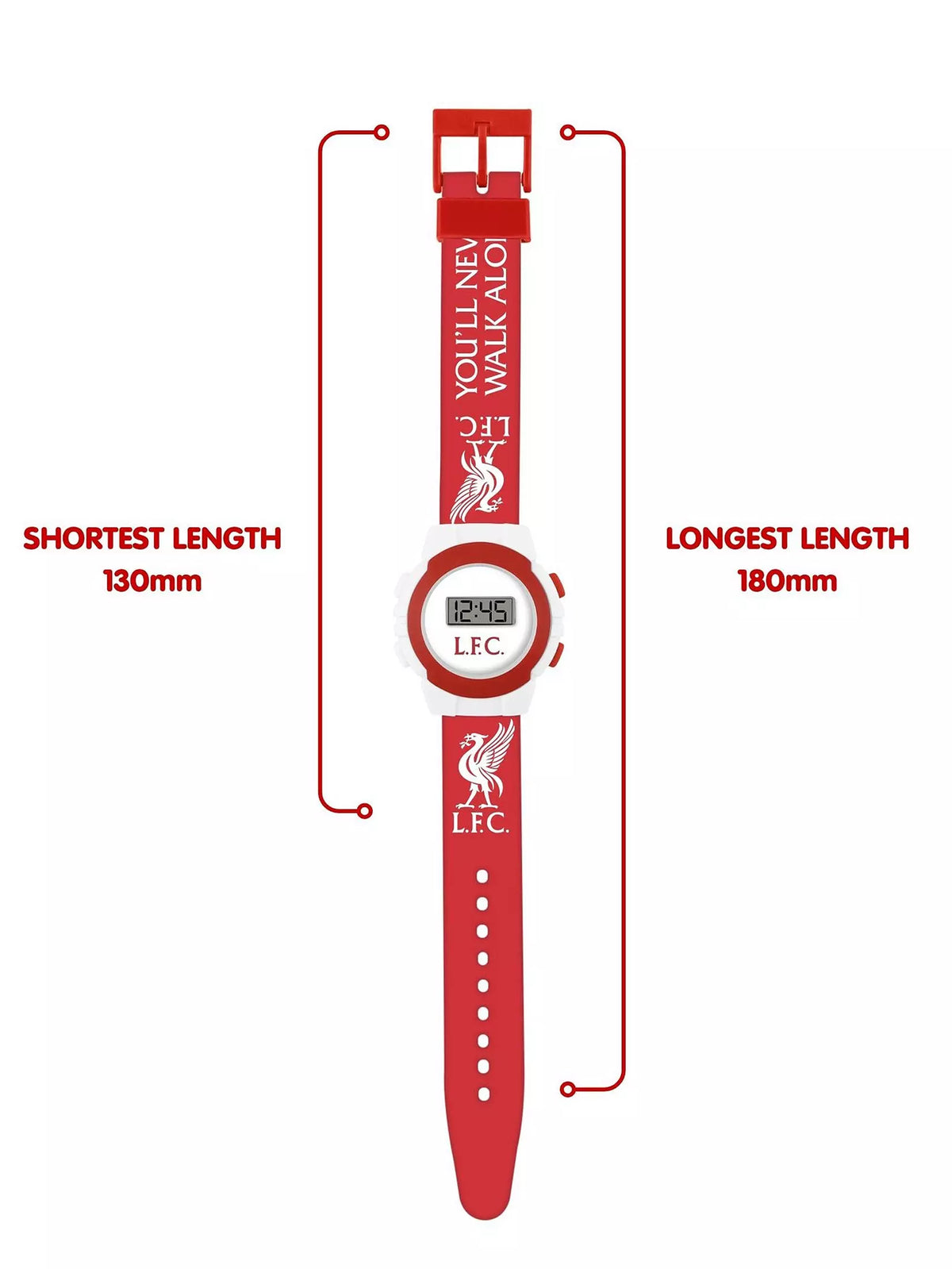 Liverpool FC Printed Strap Digital Watch