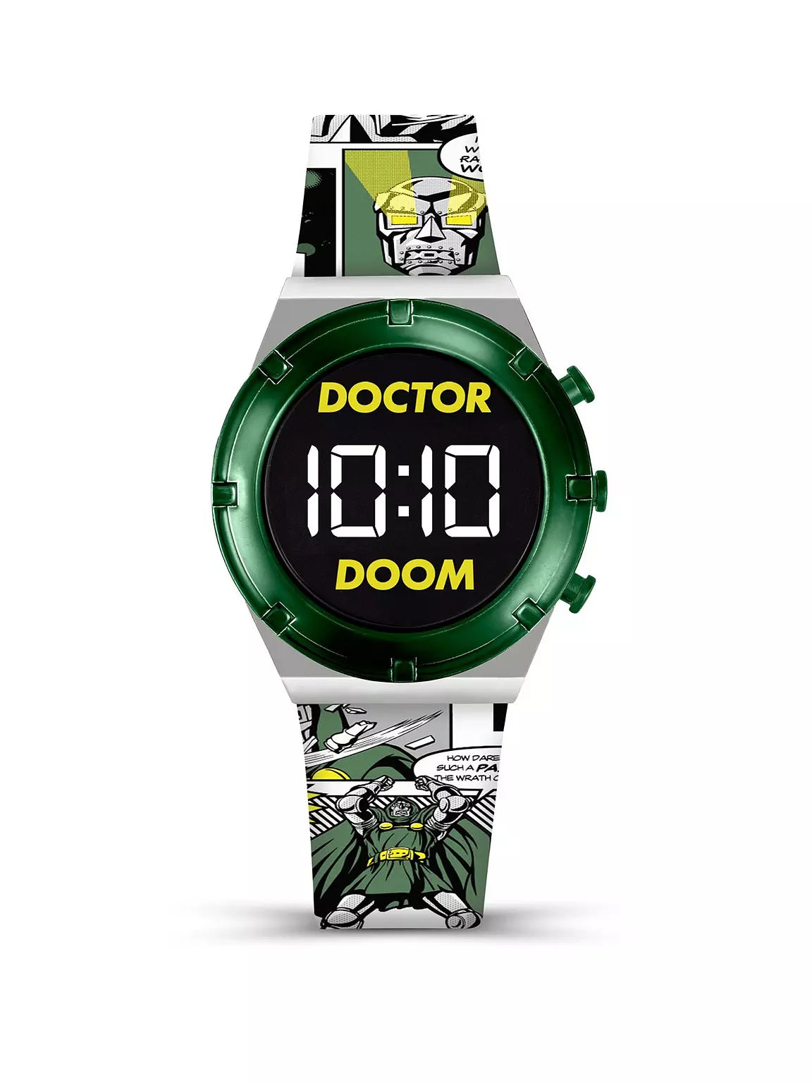 Doctor Doom Digital Watch with Printed Strap