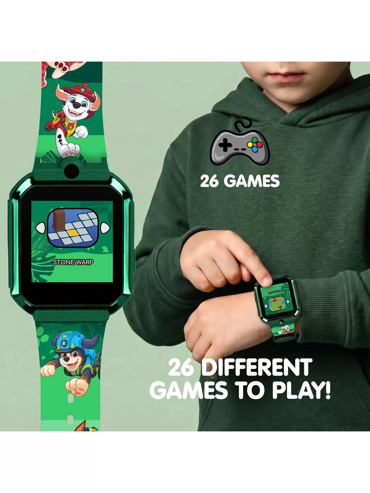 Paw Patrol Dino Digital Watch with Printed Strap