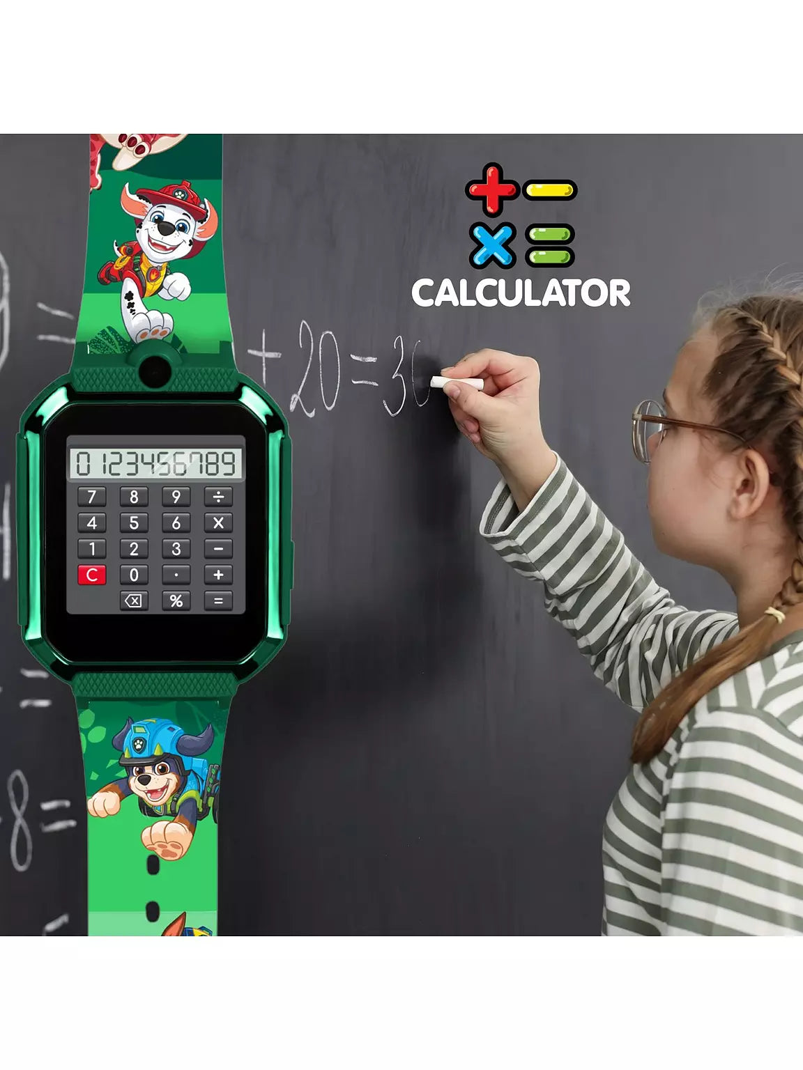 Paw Patrol Dino Digital Watch with Printed Strap