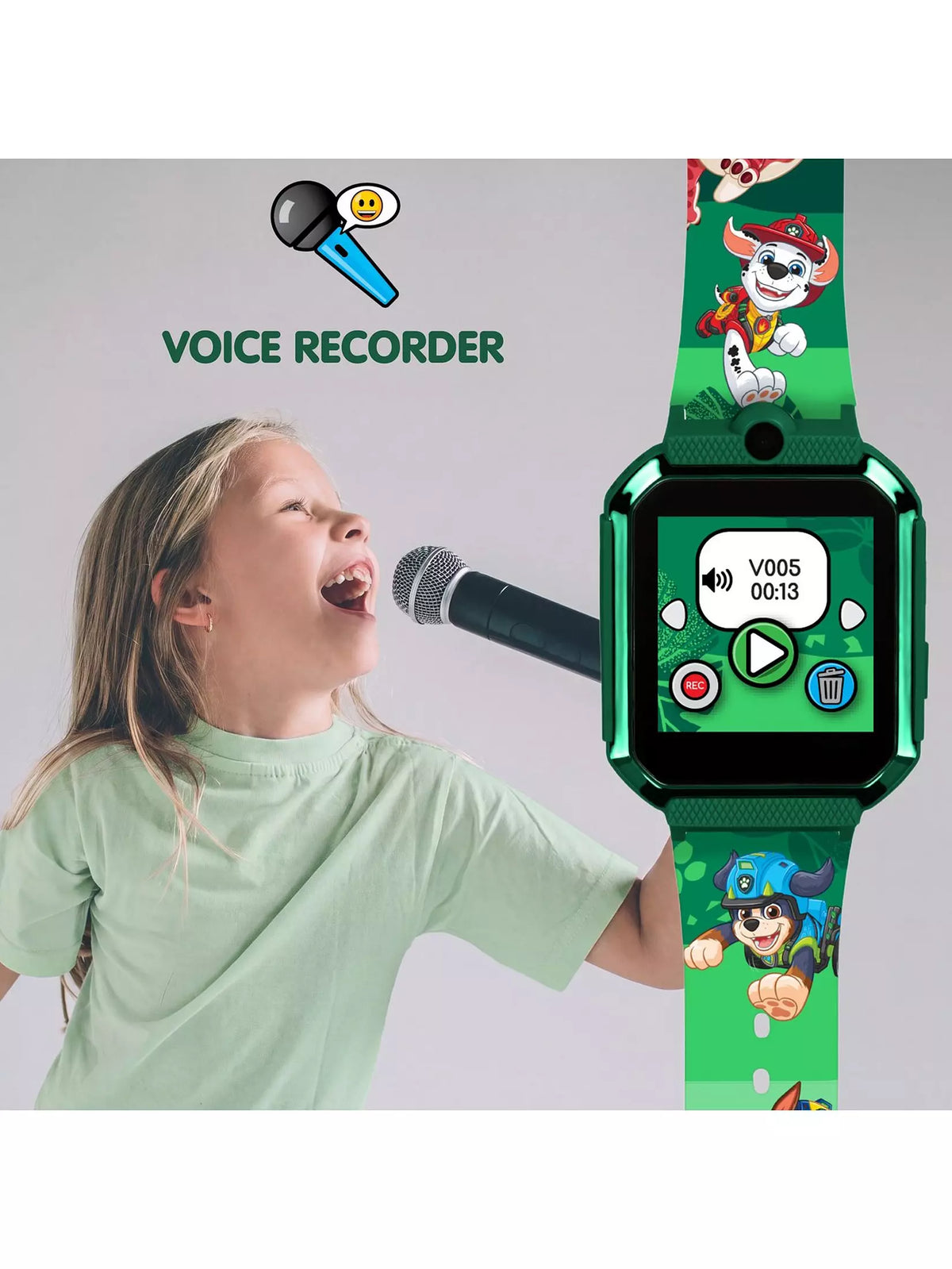 Paw Patrol Dino Digital Watch with Printed Strap