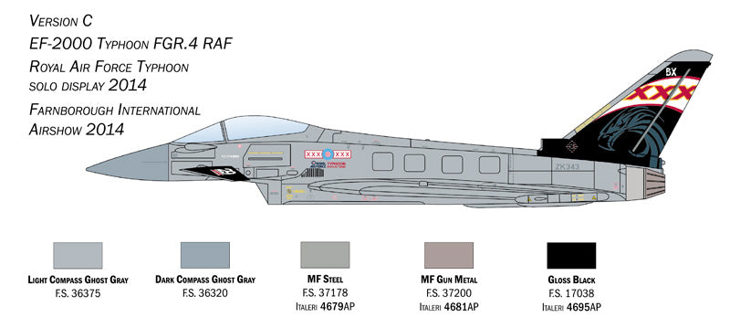 Italeri RAF Eurofighter Typhoon Ef-200