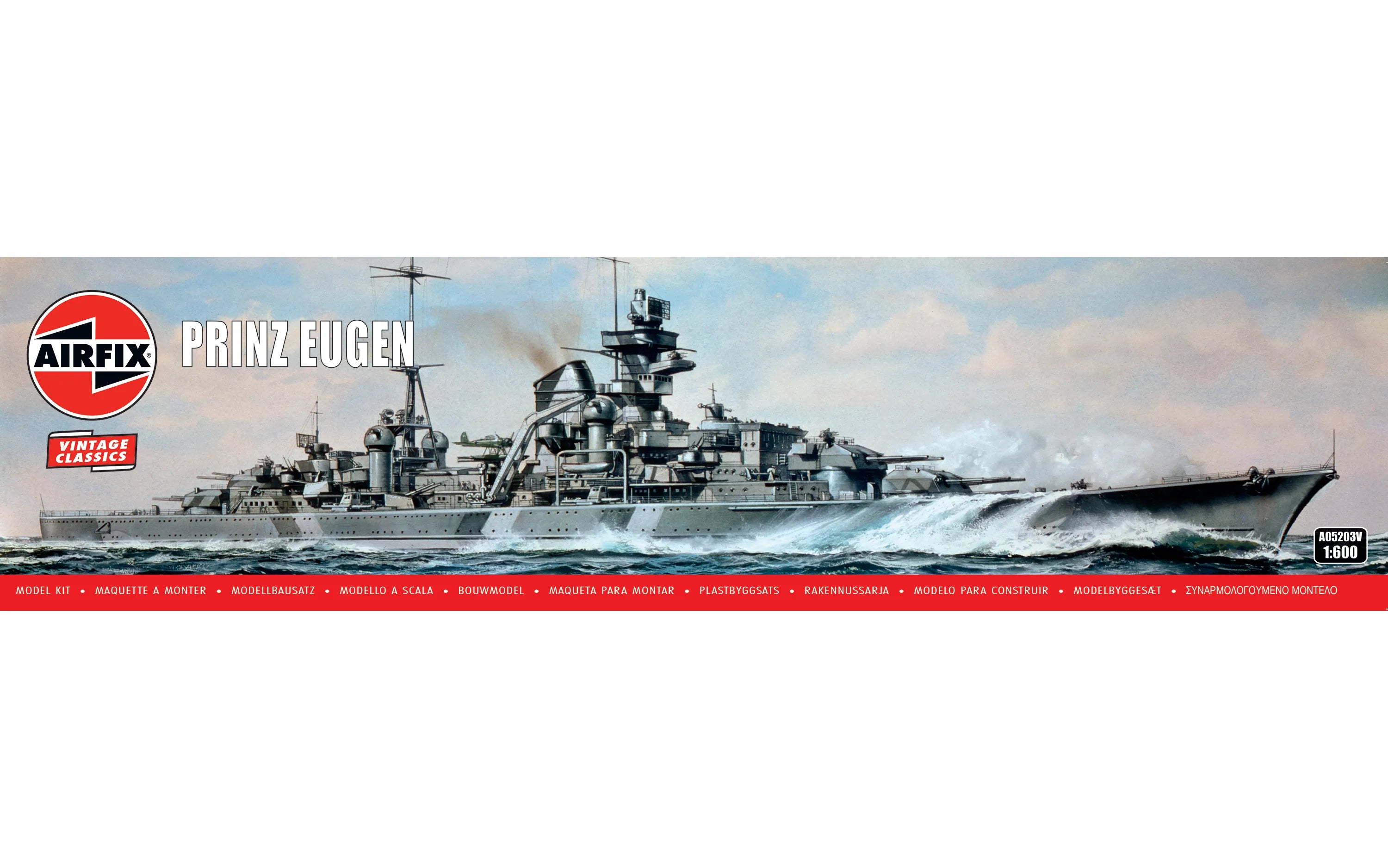 Airfix Prinz Eugen 1:600 Scale Model Kit