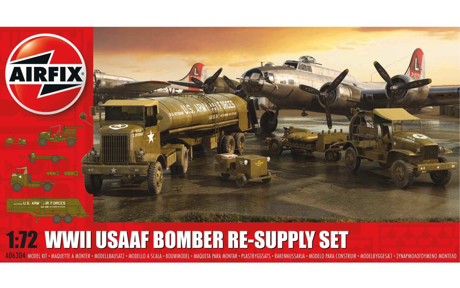 Airfix Usaf Bomber Resupply Set