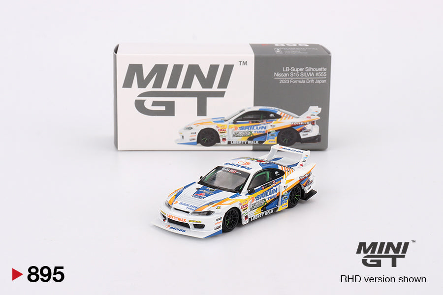 Mini GT Nissan S15 Silvia 2023 Formula Drift Japan 1:64 Scale