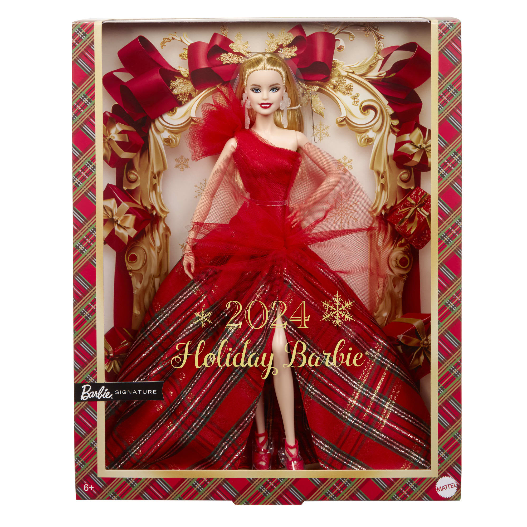 Barbie Signature Holiday Doll 2024 (Blonde Hair)