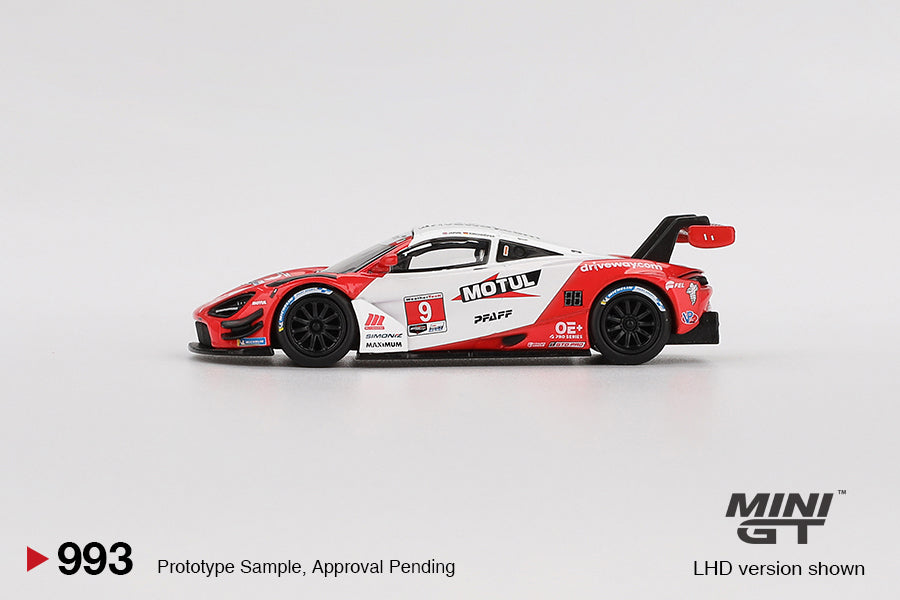 Mini GT McLaren 720S GT3 Evo Pfaff Motorsports 2024 IMSA Laguna Seca 1:64 Die Cast