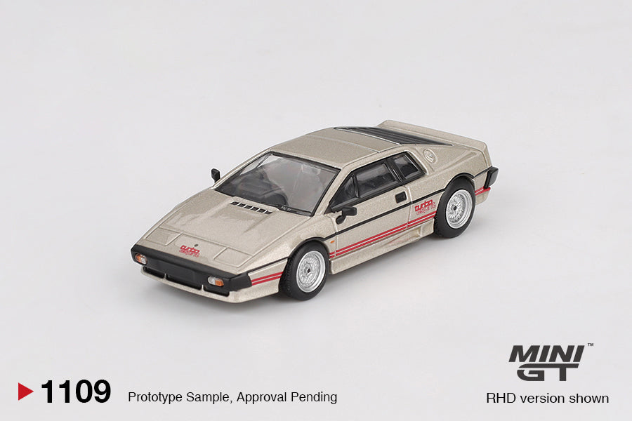 Mini GT Lotus Esprit Turbo Metallic Silver 1:64 Die Cast
