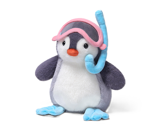 Diving Glacier Penguin 18cm Soft Toy