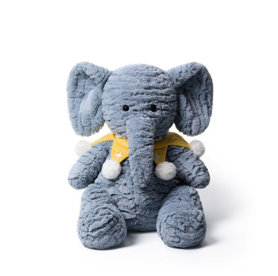 Starry Denim Elephant 25cm Soft Toy