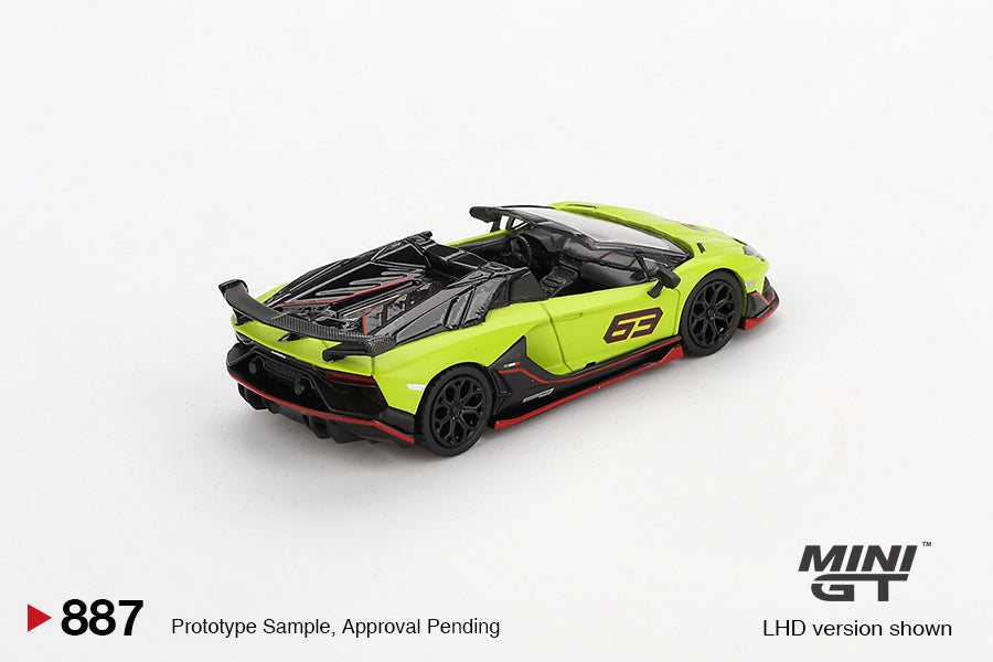 Mini GT Lamborghini Aventador SVJ 63 1:64 Scale