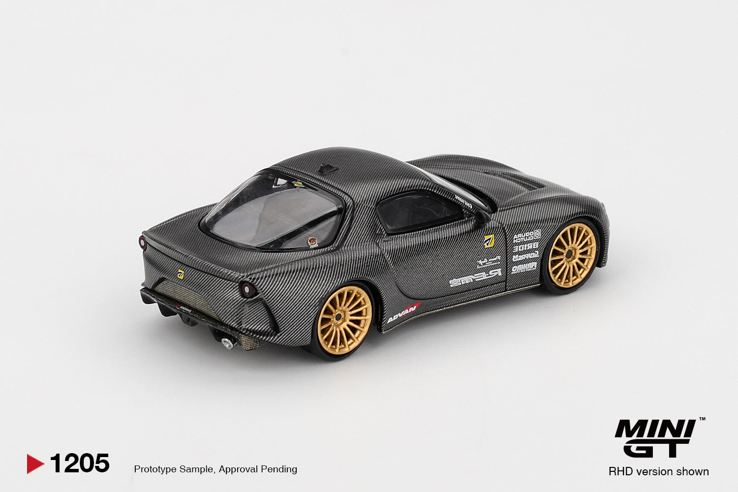 Mini GT Mazda RX-7 RE-Amemiya Matsukiyo KOKU 3 Rotor NA-7 TAS Best Tuned Car 1:64 Scale Die Cast