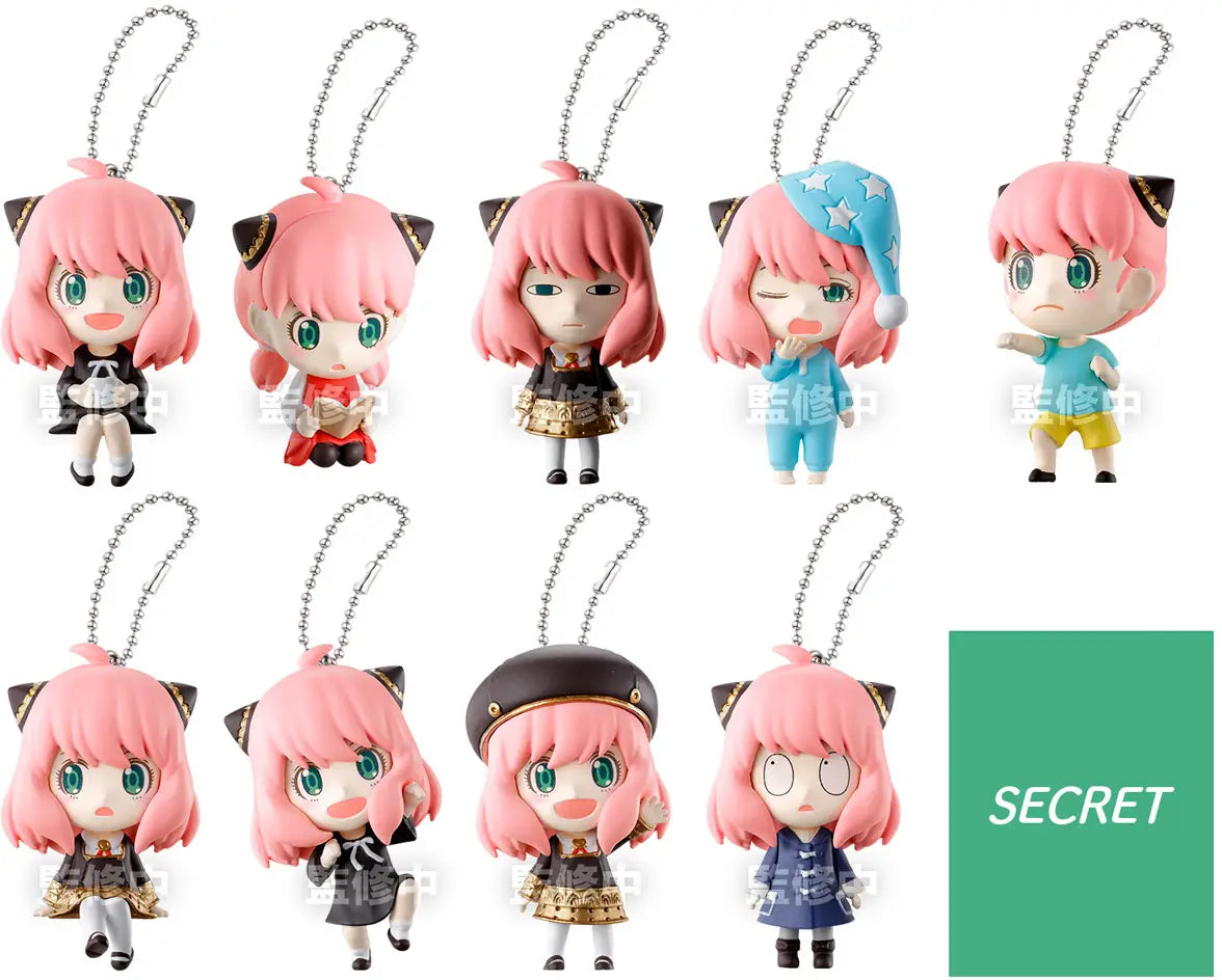 SHOKUGAN - Spy x Family Keychain Assortment - Mascot Anya Collection
