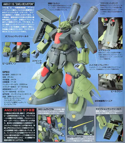 GUNDAM - 1/144 HGUC Zaku III Mashmer Custom - Model Kit