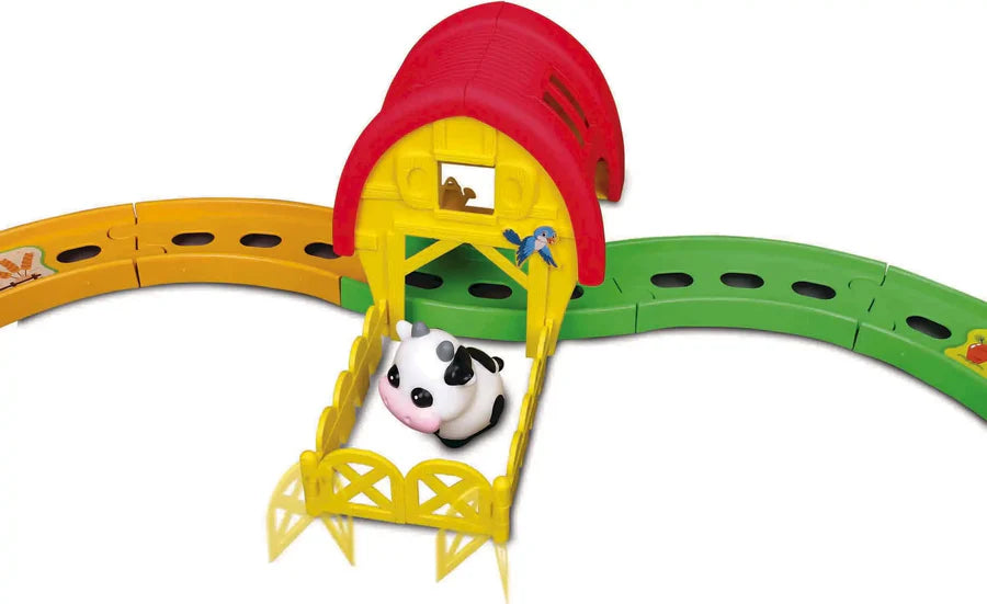 Bburago Jr Shake-It Runner Farm Tractor Set