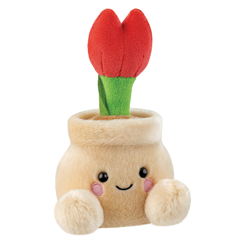 Palm Pals Lilybelle Potted Tulip 12cm Soft Toy