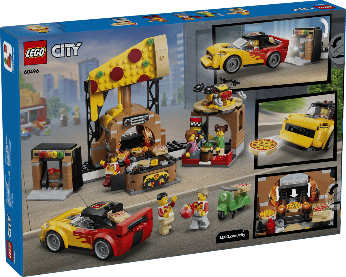 Lego 60496 Pizza Delivery Experience with Vehicles