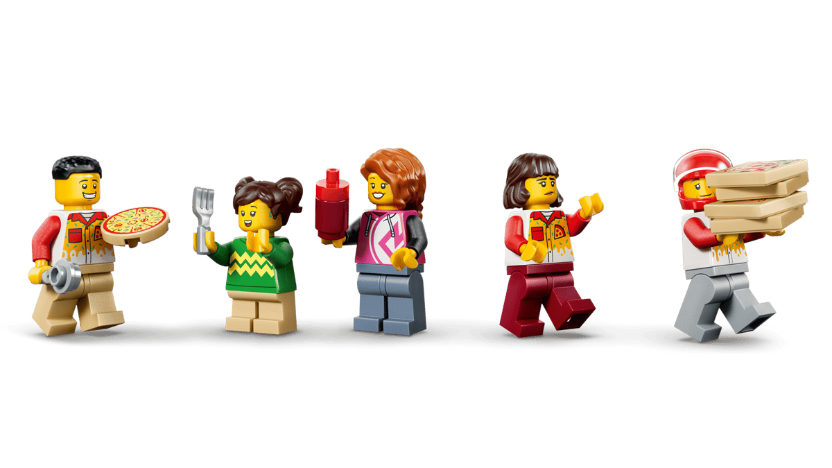 Lego 60496 Pizza Delivery Experience with Vehicles