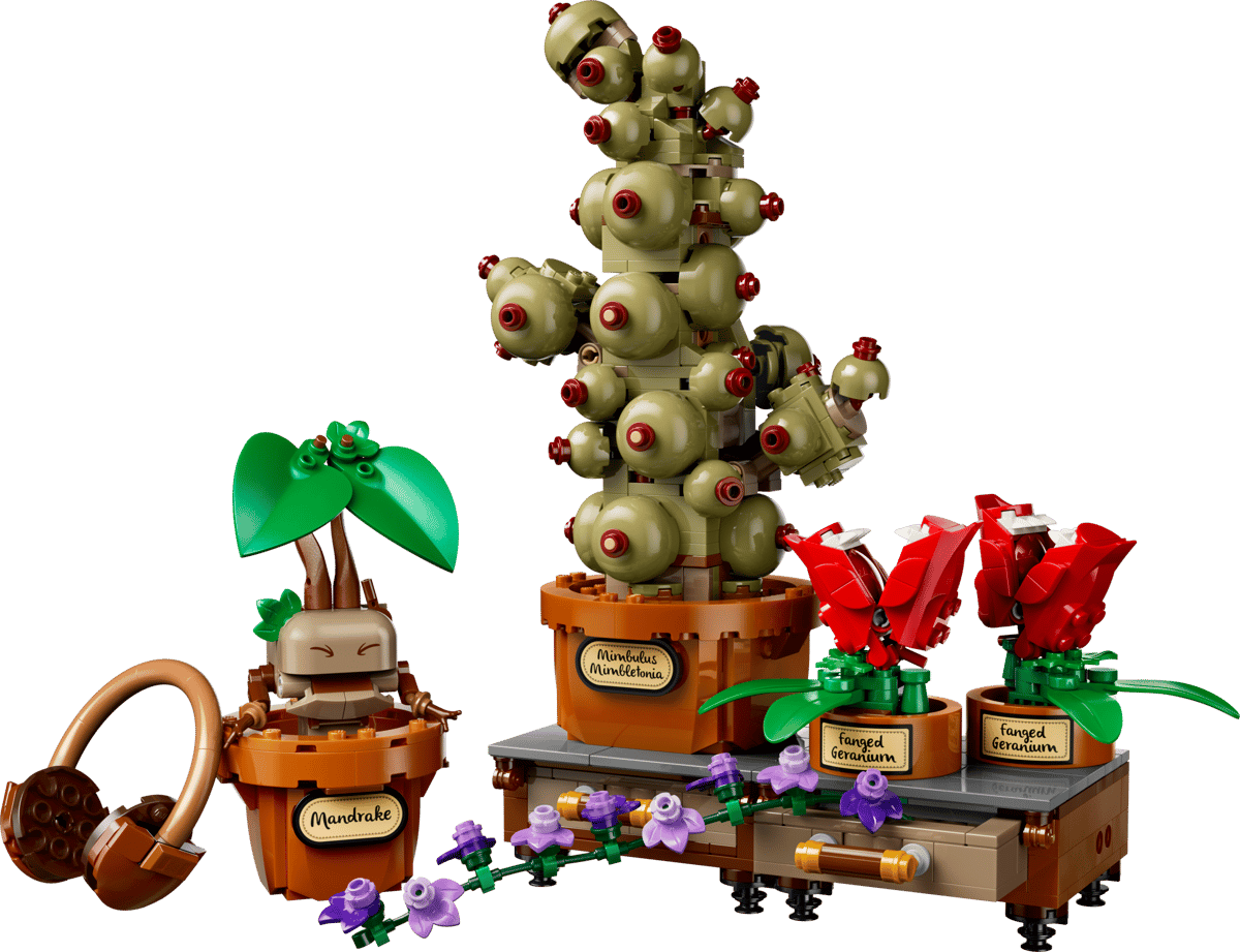 Lego 76474 Hogwarts Herbology Plants