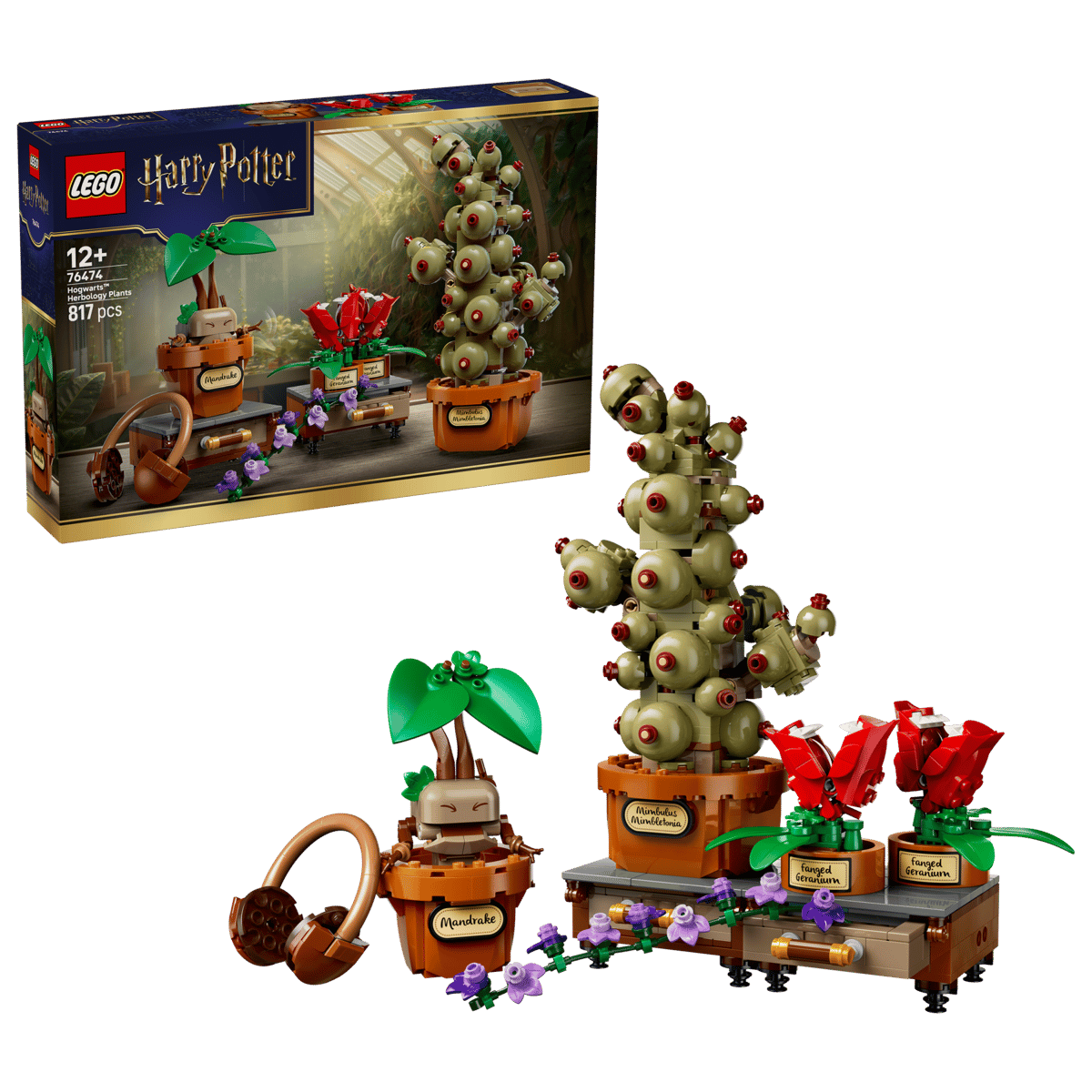 Lego 76474 Hogwarts Herbology Plants
