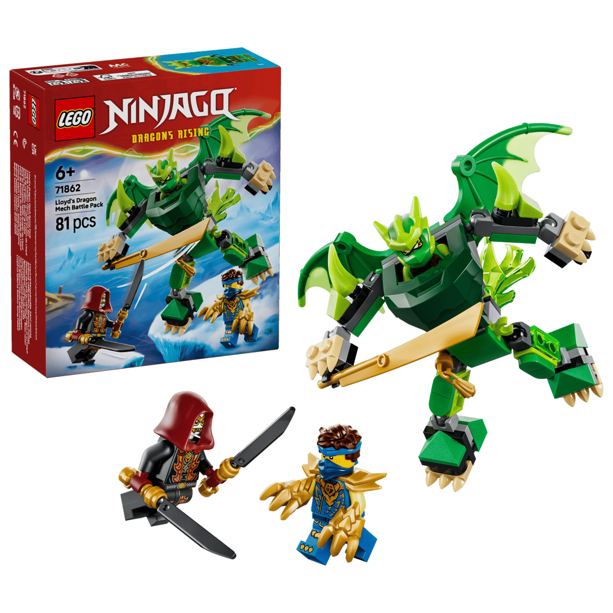 Lego 71862 Lloyds Dragon Mech Battle Pack