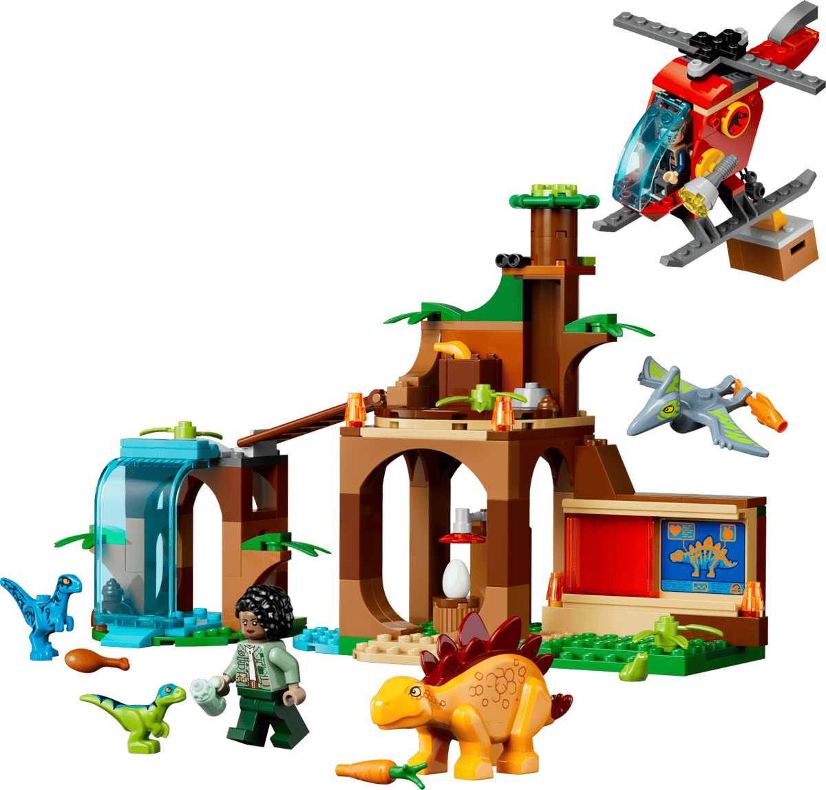 Lego 77981 Velociraptor Stegosaurus & Pteranodon