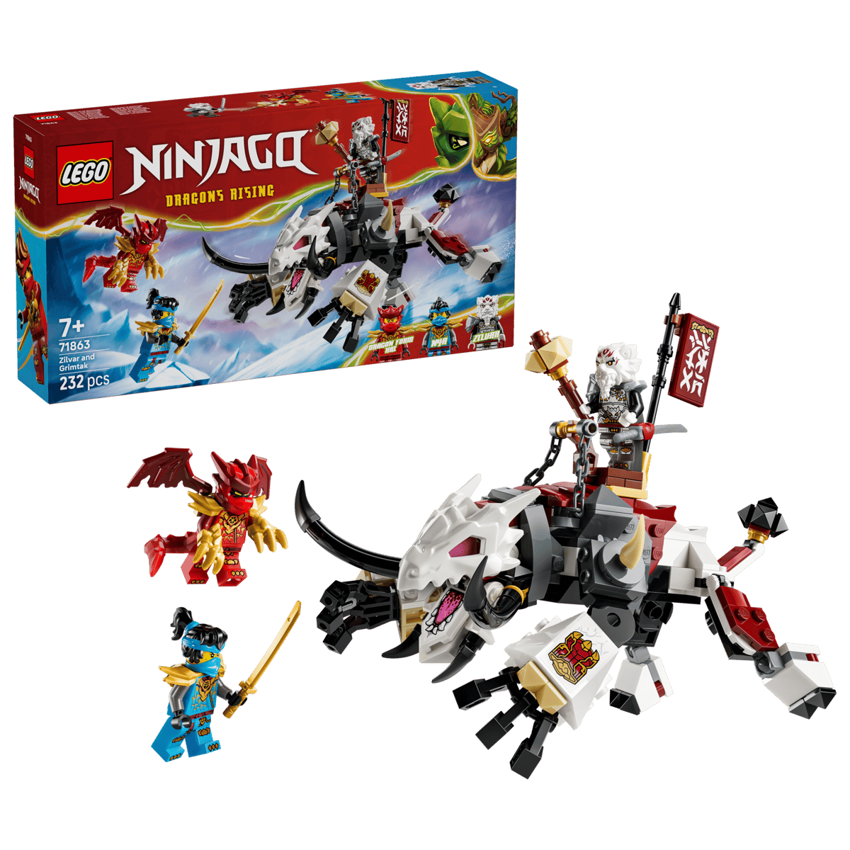 Lego 71863 Zilvar and Grimtak the Dragon Beast