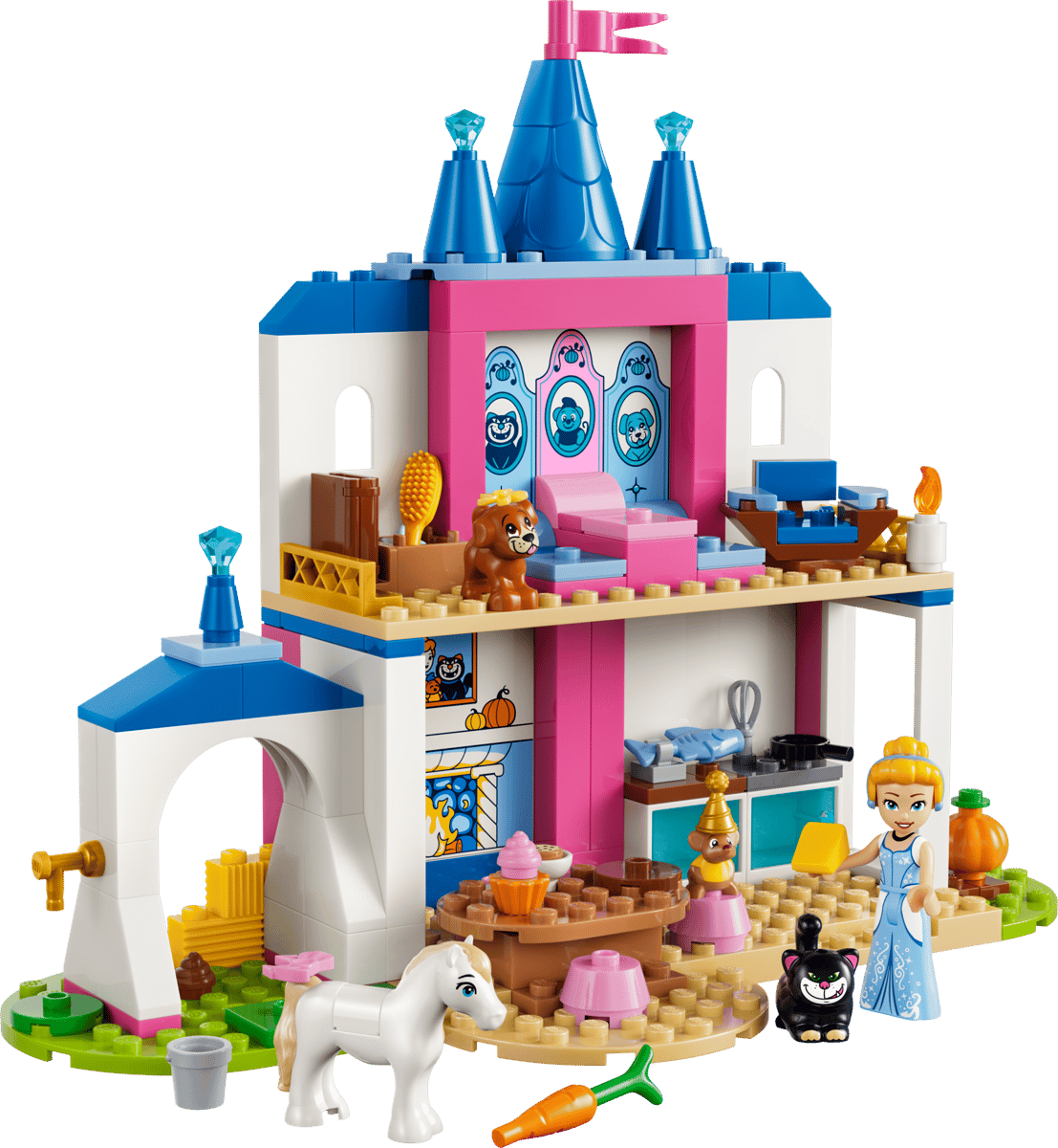 Lego 43283 Cinderella Animal Friends Castle