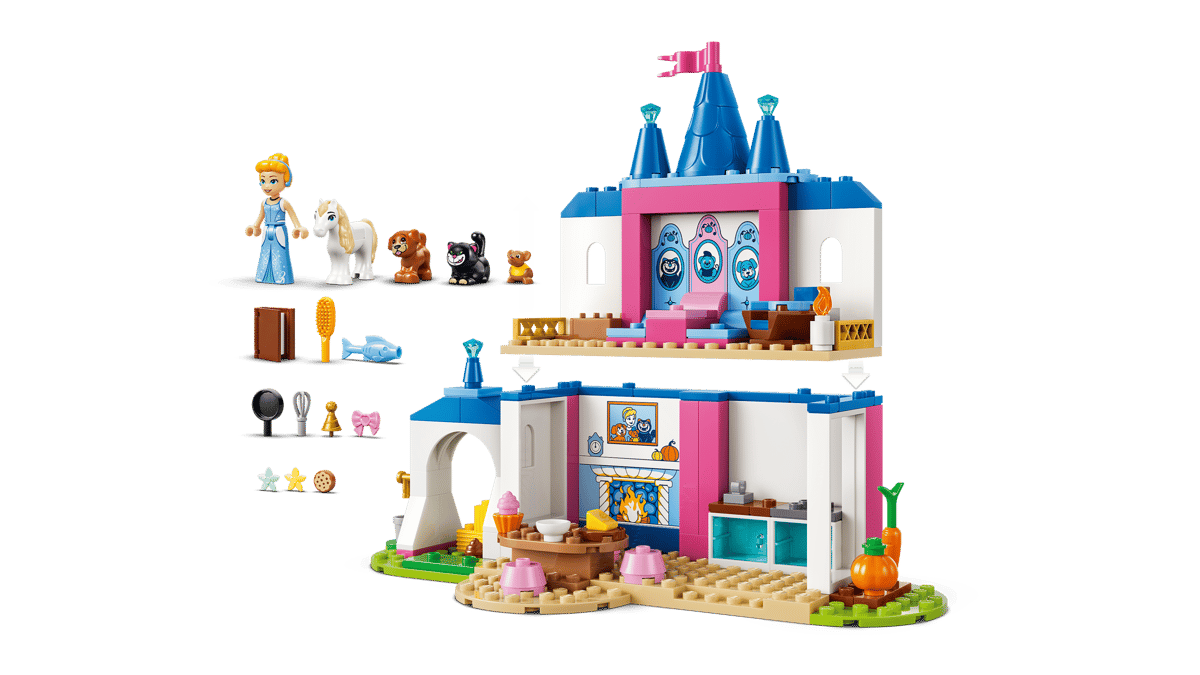 Lego 43283 Cinderella Animal Friends Castle