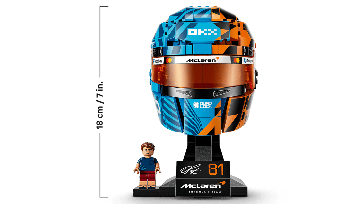 Lego 43017 Editions McLaren F1 Team Oscar Piastri Helmet
