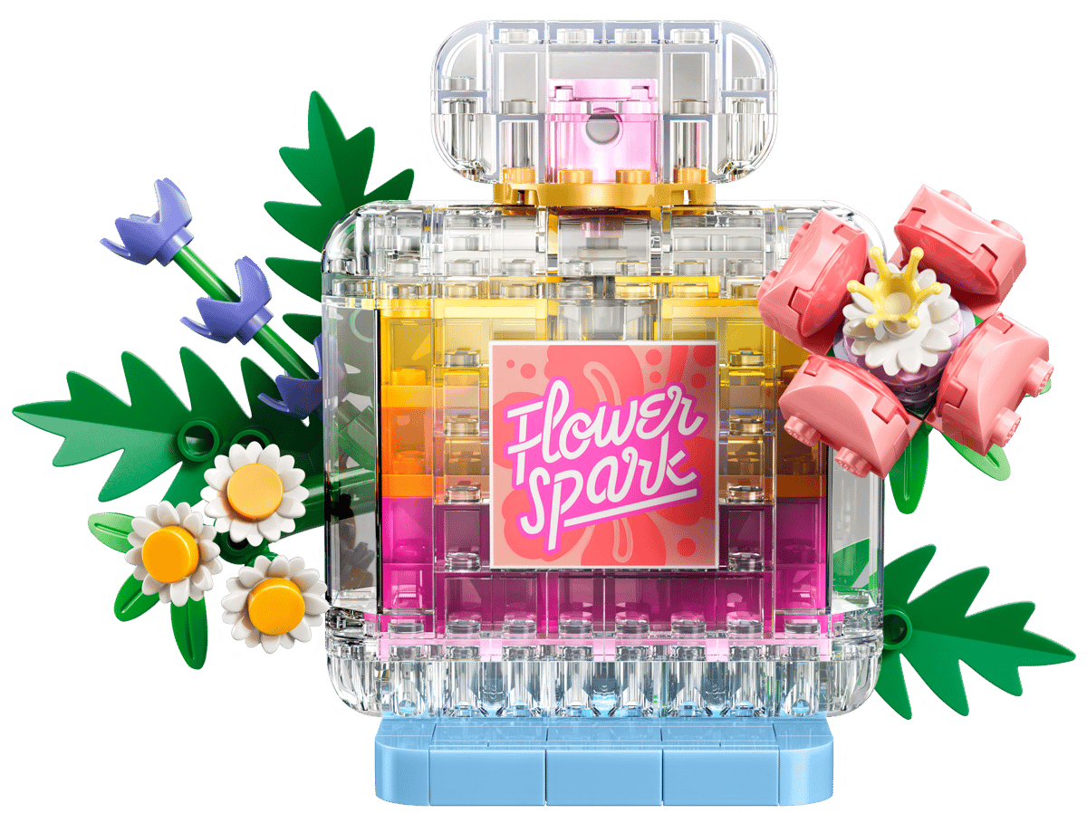 Lego 31383 Floral Decor Perfume Bottle