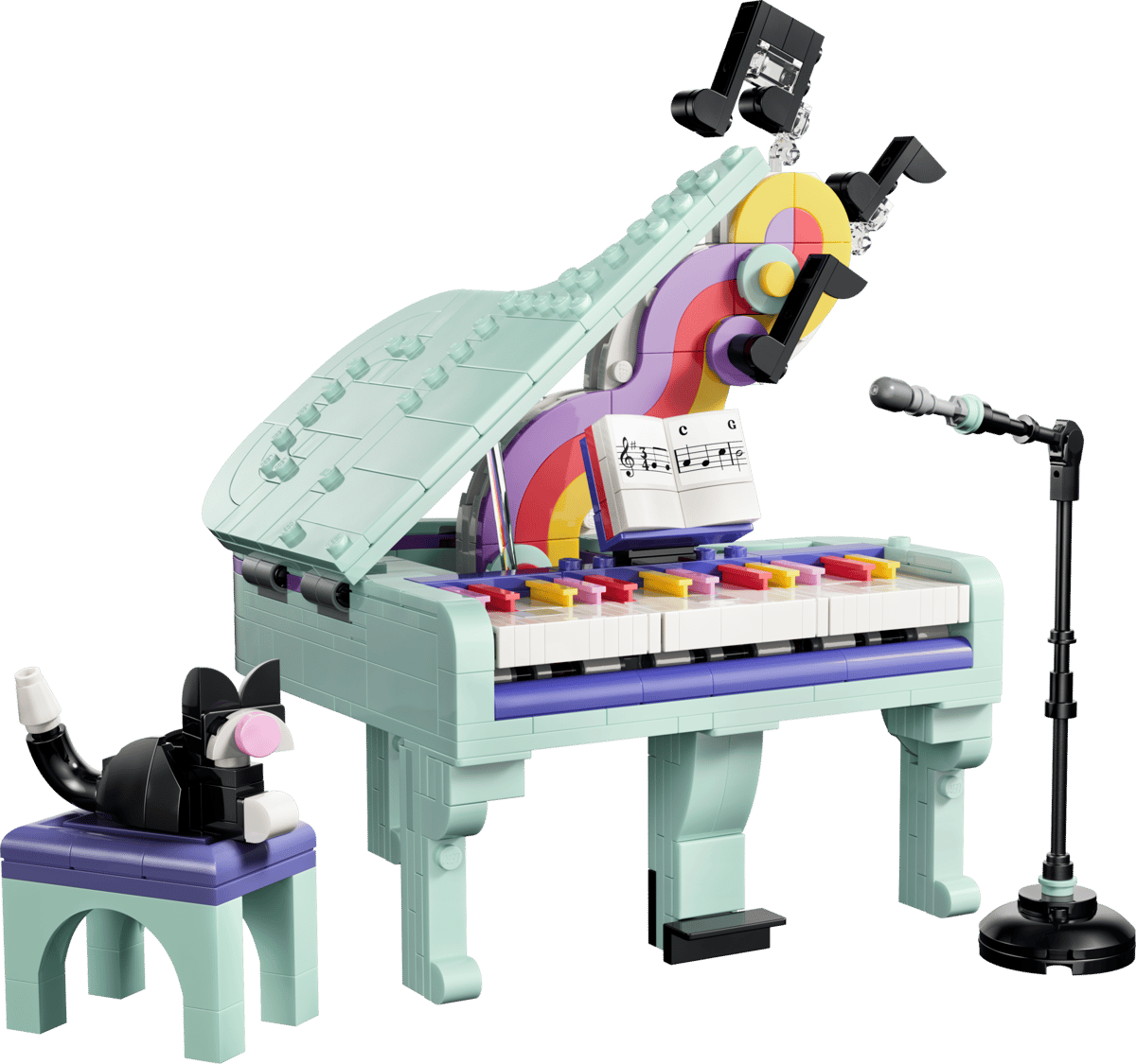Lego 31392 Music Decor Piano with Cat