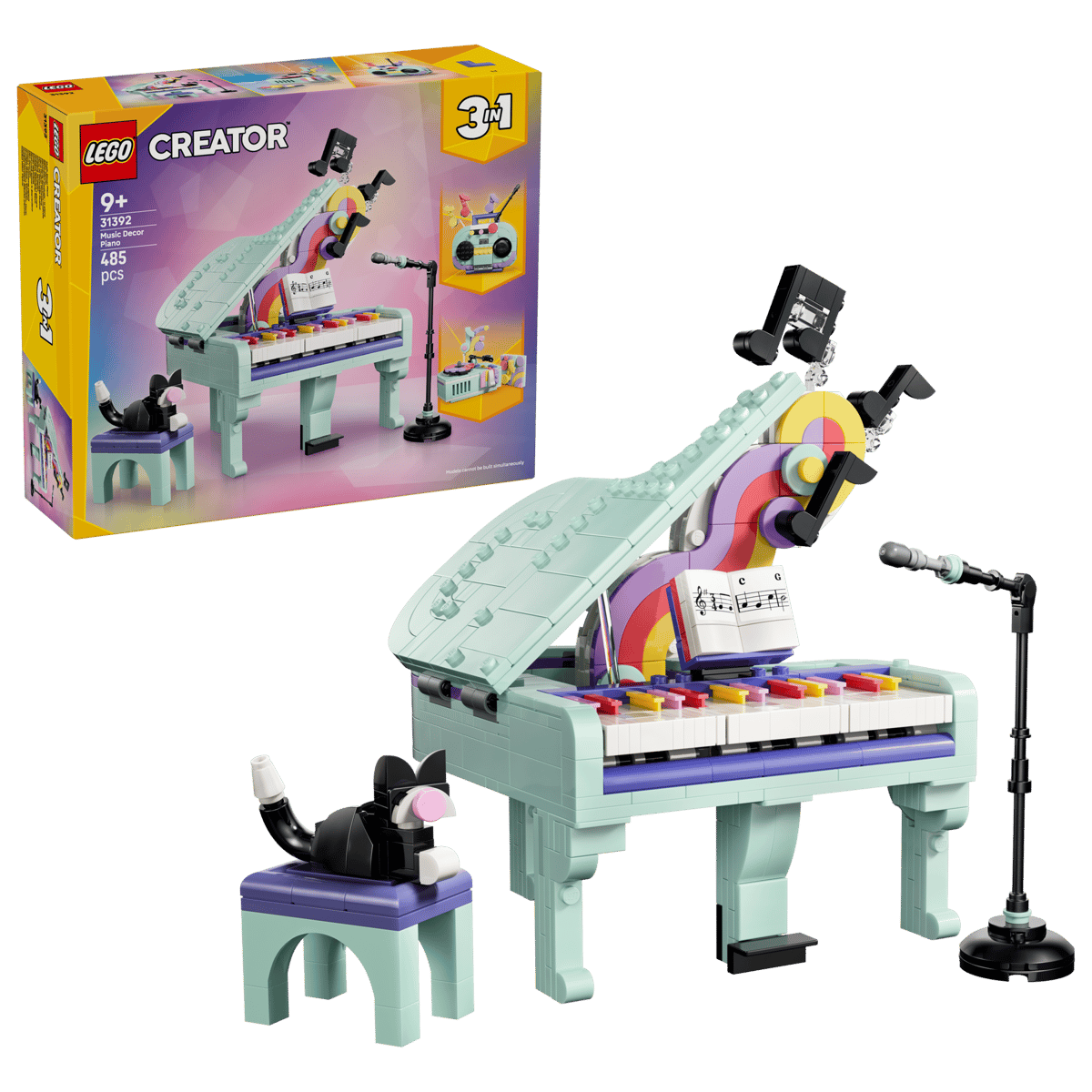 Lego 31392 Music Decor Piano with Cat