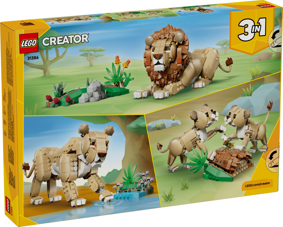 Lego 31386 Wild Animals Majestic Lion Set