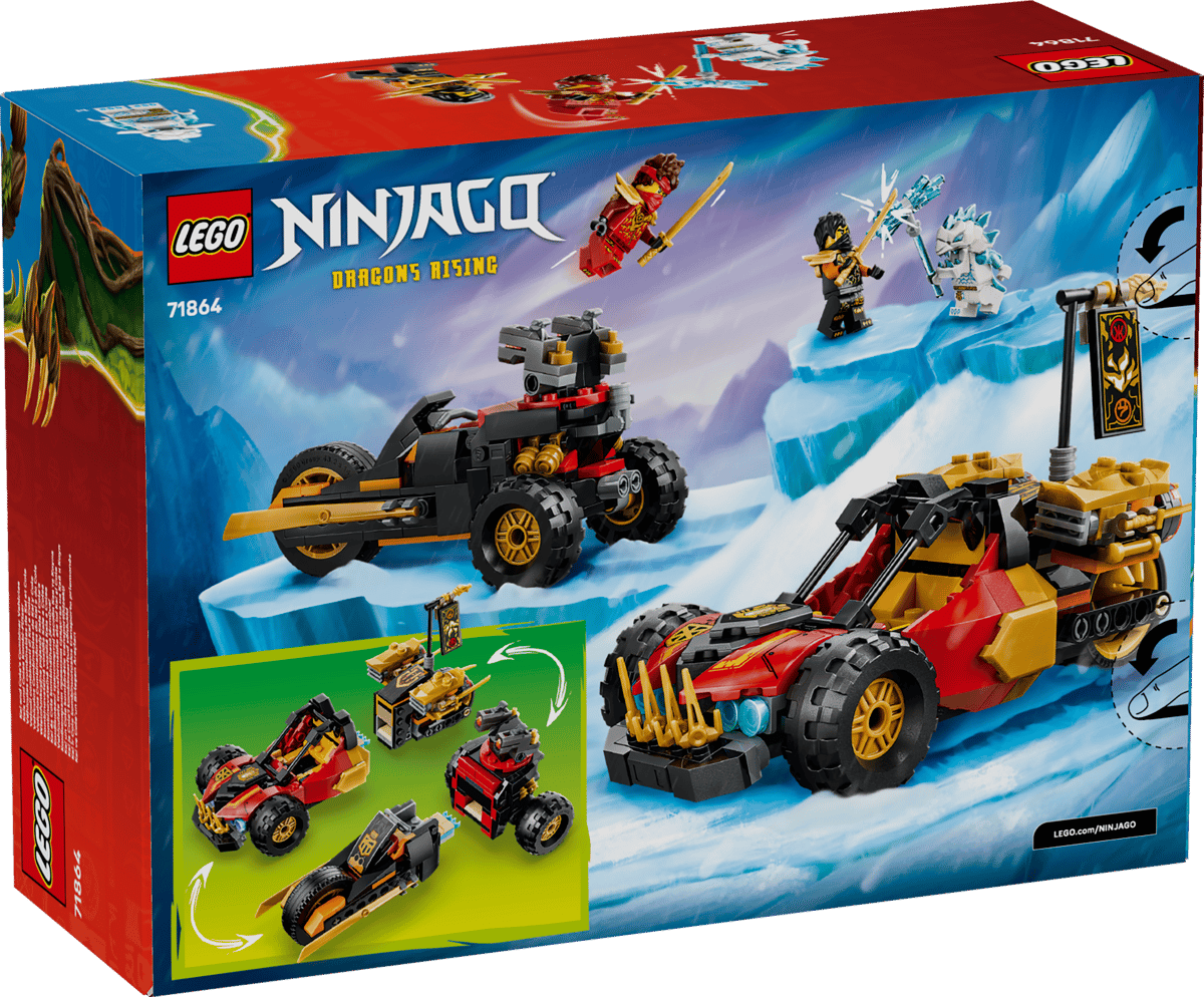 Lego 71864 Kai and Coles Combiner