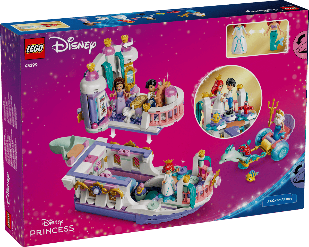 Lego 43299 Ariels Royal Wedding Boat