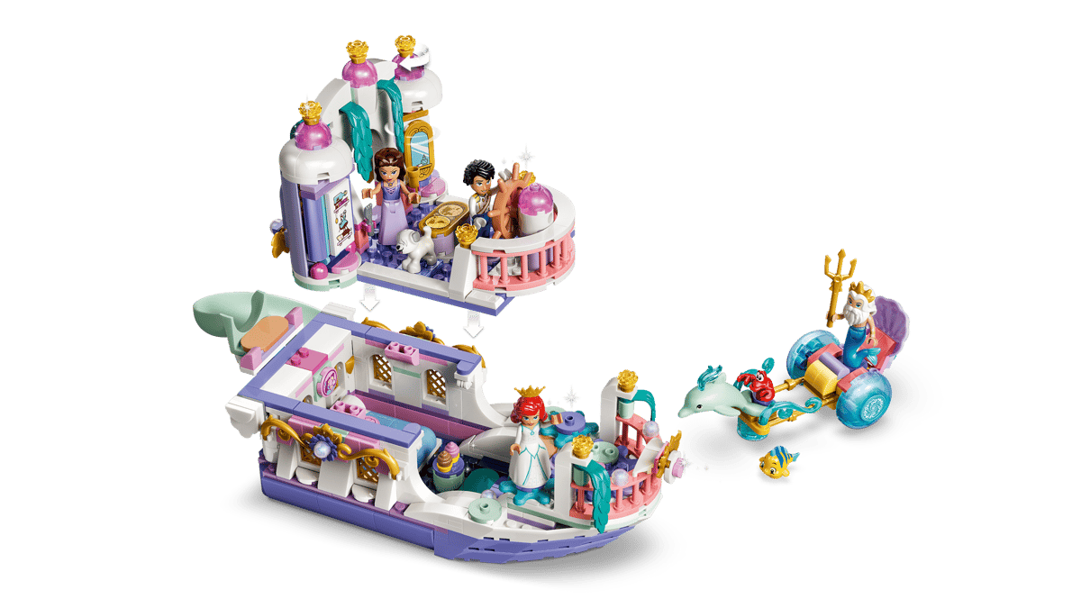 Lego 43299 Ariels Royal Wedding Boat