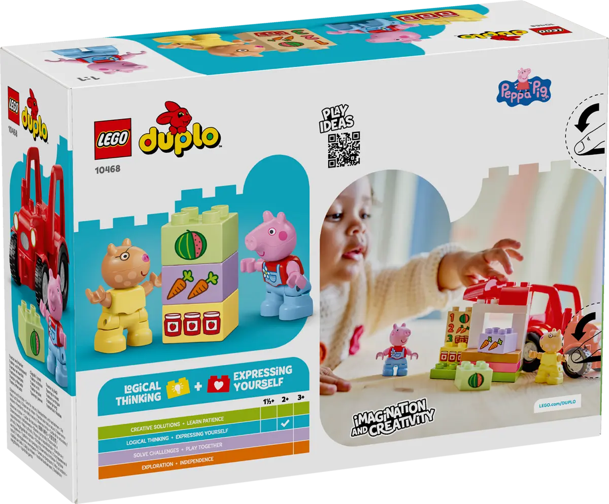 Lego 10468 Tractor and Market