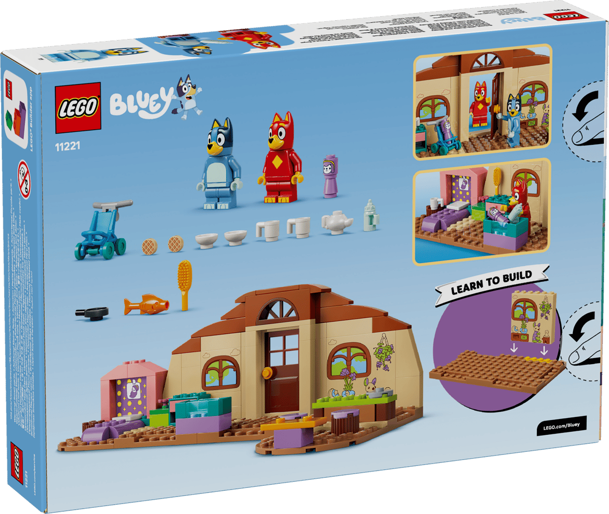 Lego 11221 School with Rusty and Bluey Set