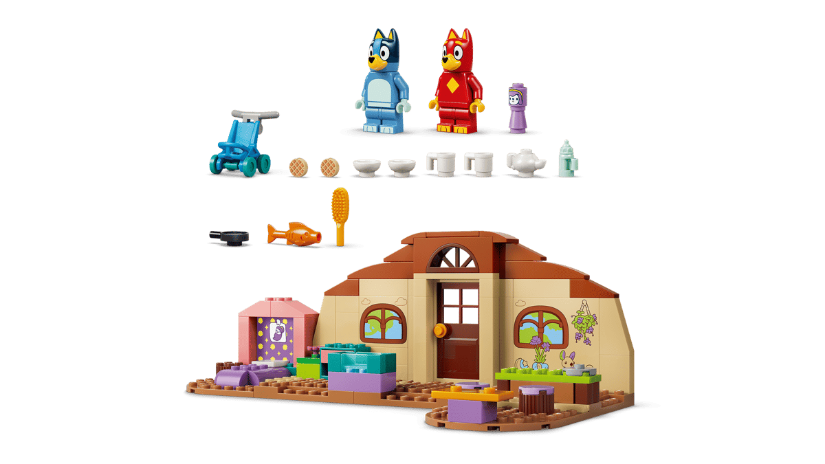Lego 11221 School with Rusty and Bluey Set