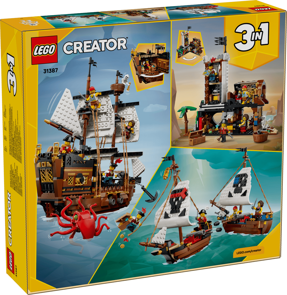 Lego 31387 Iconic Pirate Ship