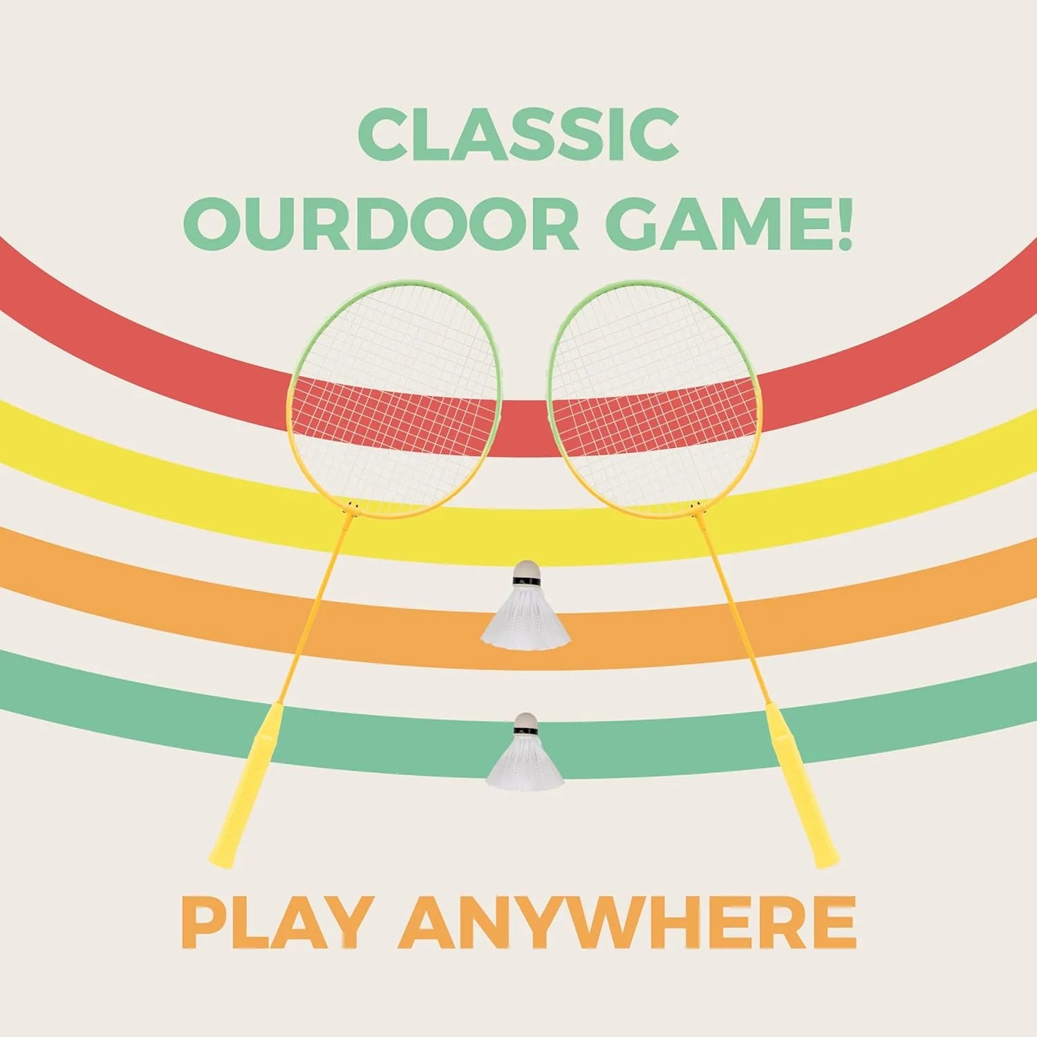 Badminton Set with Shuttlecock