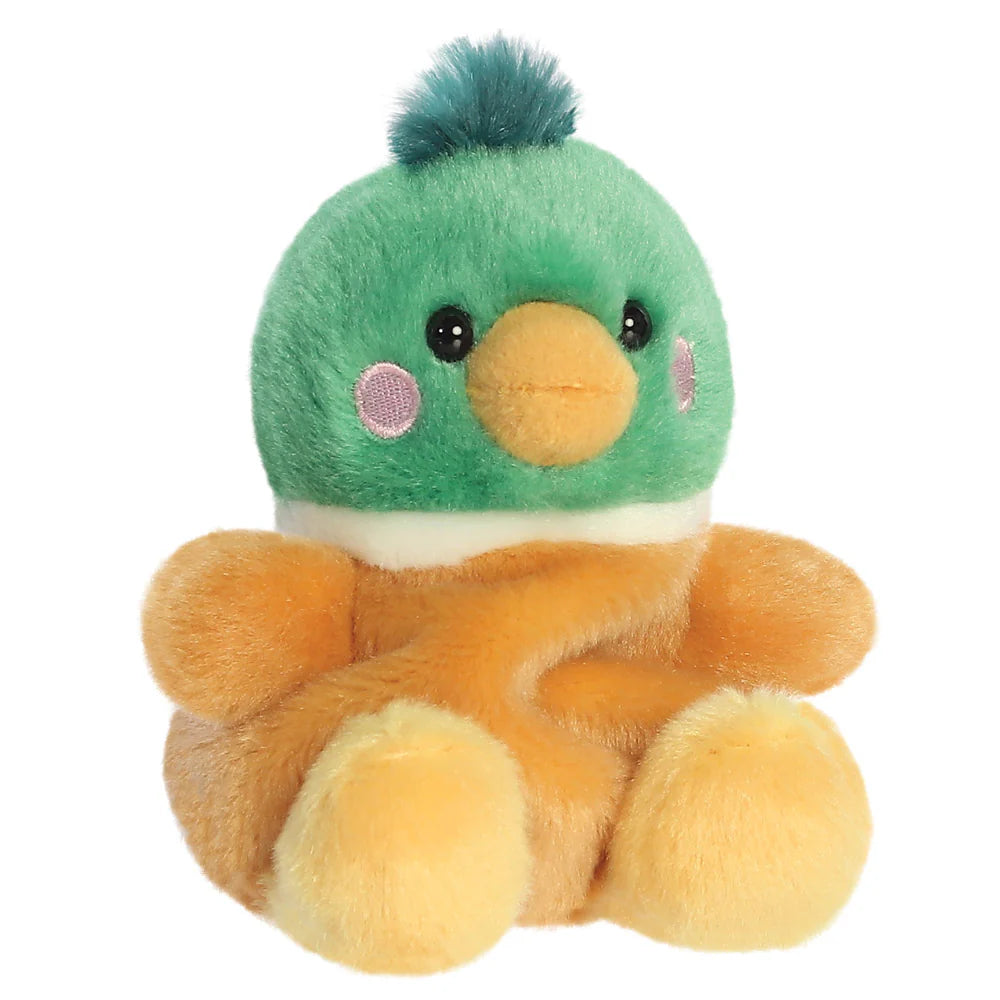 Palm Pals Puddles Mallard Duck 12cm Soft Toy