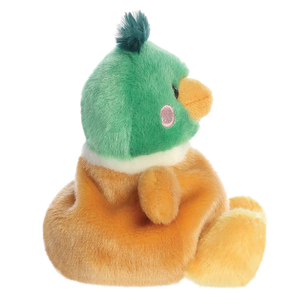 Palm Pals Puddles Mallard Duck 12cm Soft Toy