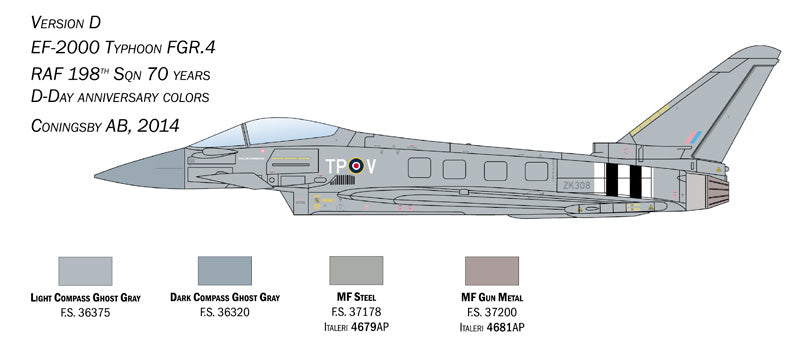 Italeri RAF Eurofighter Typhoon Ef-200