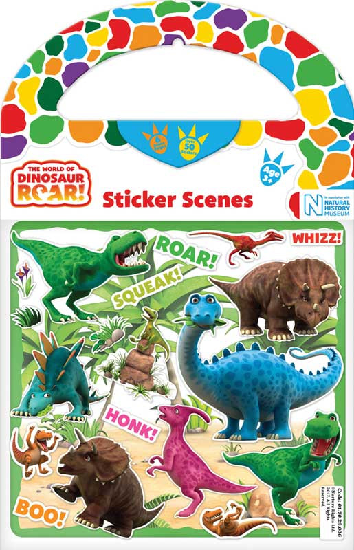 Dinosaur Roar Sticker Scene Set