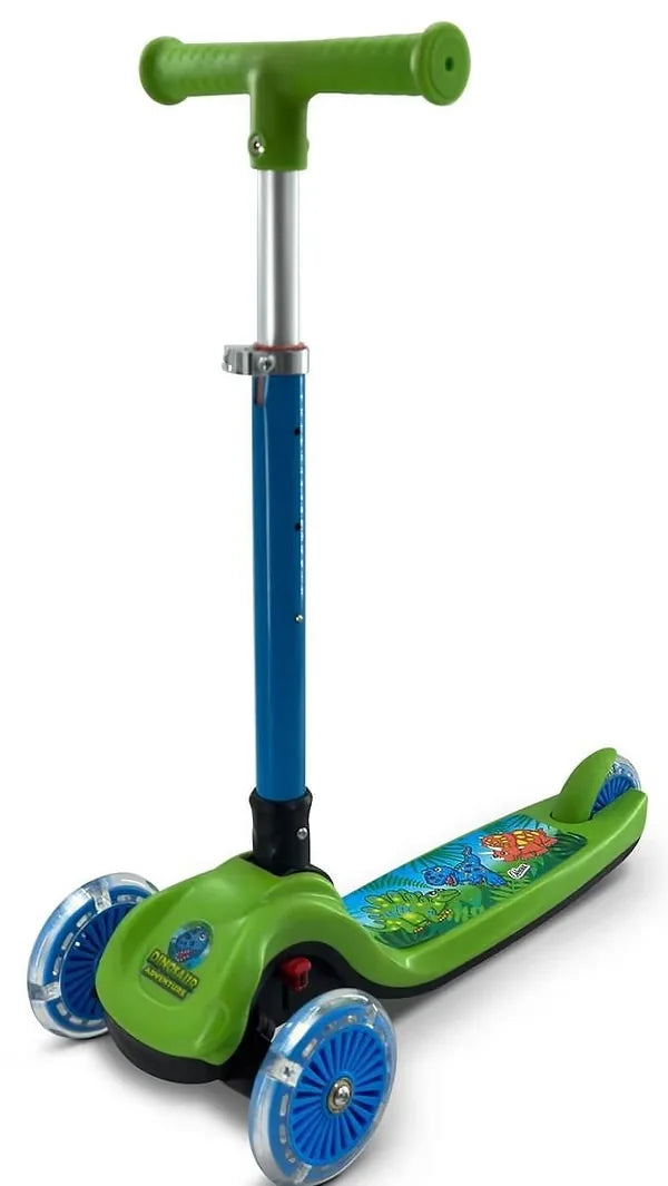 Dinosaur Trail Twister Folding Tilt & Turn Scooter