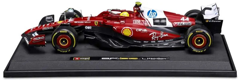 Bburago 1:18 Ferrari SF-25 2025 Hamilton with Helmet