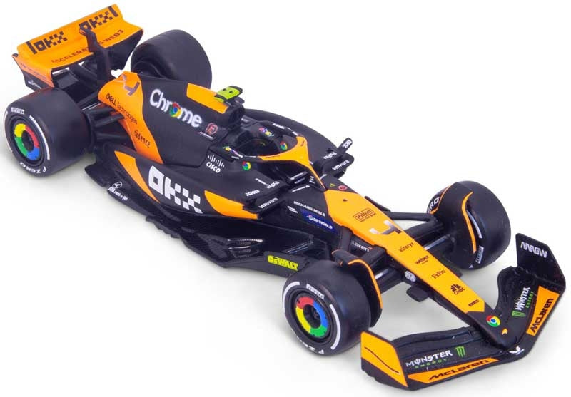 Bburago 1:43 F1 McLaren MCL38 2024 Lando Norris